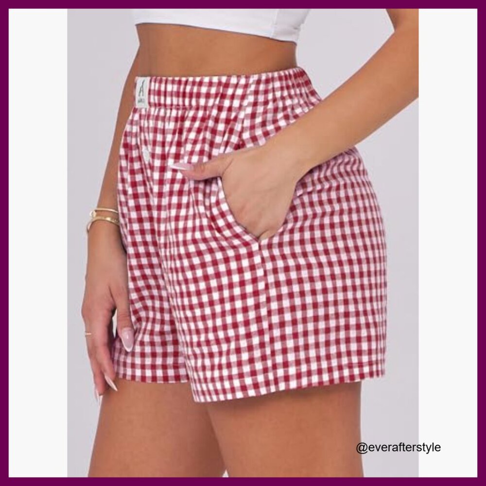 100% Rayon Boxer Shorts for Women Loose Fit Pajama Bottoms - Picture 4 of 7